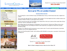 Tablet Screenshot of londoncruise.com